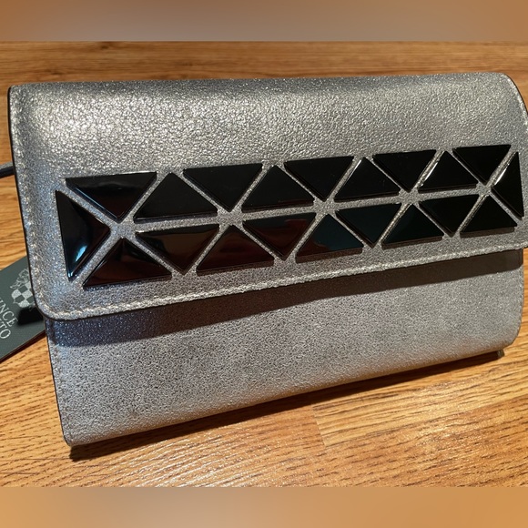 Vince Camuto Mosaic Fit Leather Crossbody Bag - Picture 14 of 14